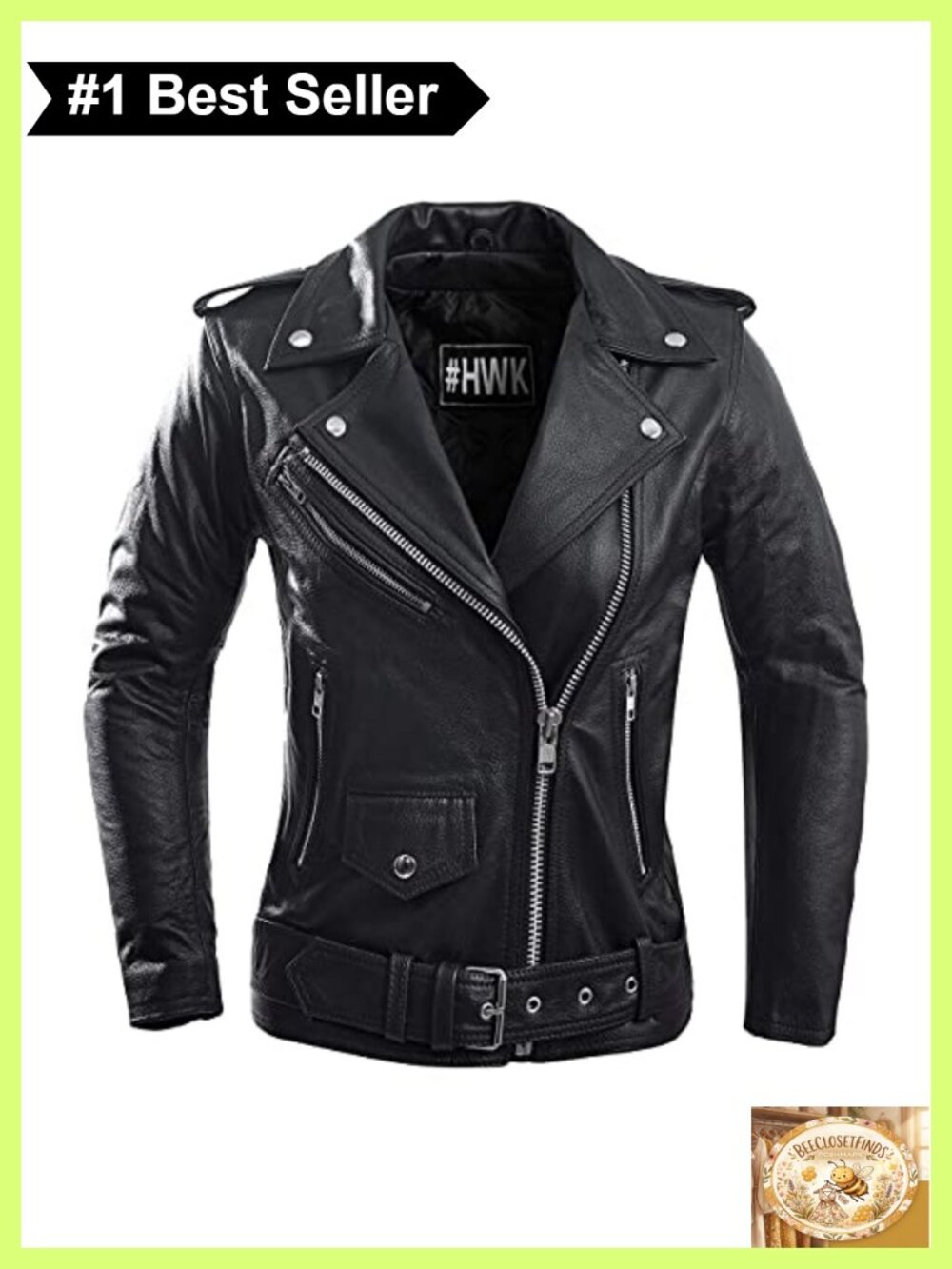 Genuine Leather Motorcycle Jacket Women Weather Resistant Moto Riding